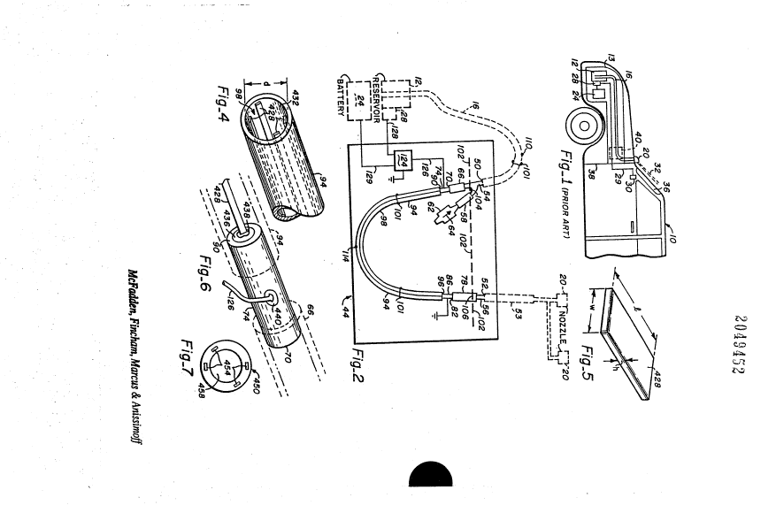 Canadian Patent Document 2049452. Drawings 19920222. Image 1 of 4