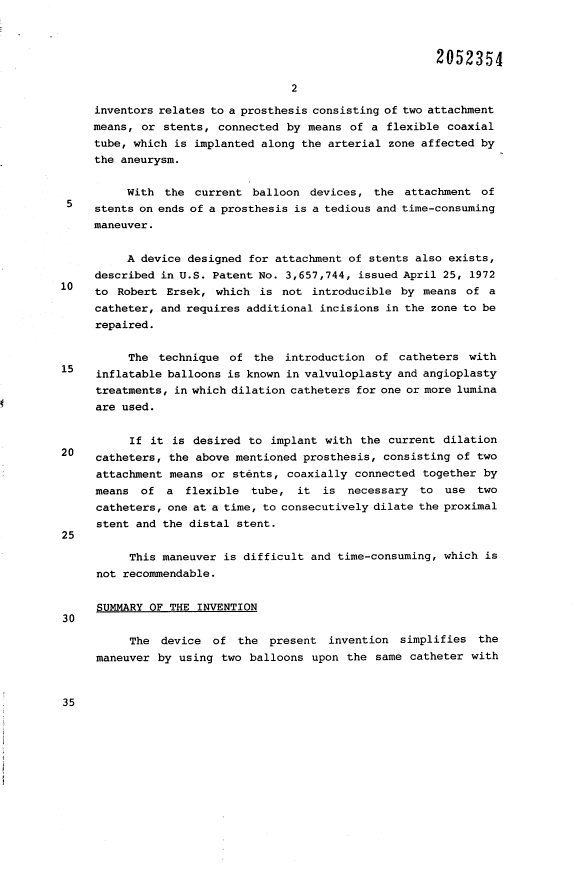 Canadian Patent Document 2052354. Description 19931214. Image 2 of 7