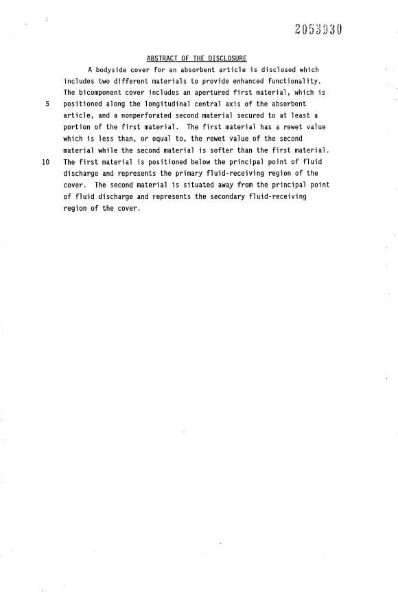 Document de brevet canadien 2053930. Abrégé 19931214. Image 1 de 1