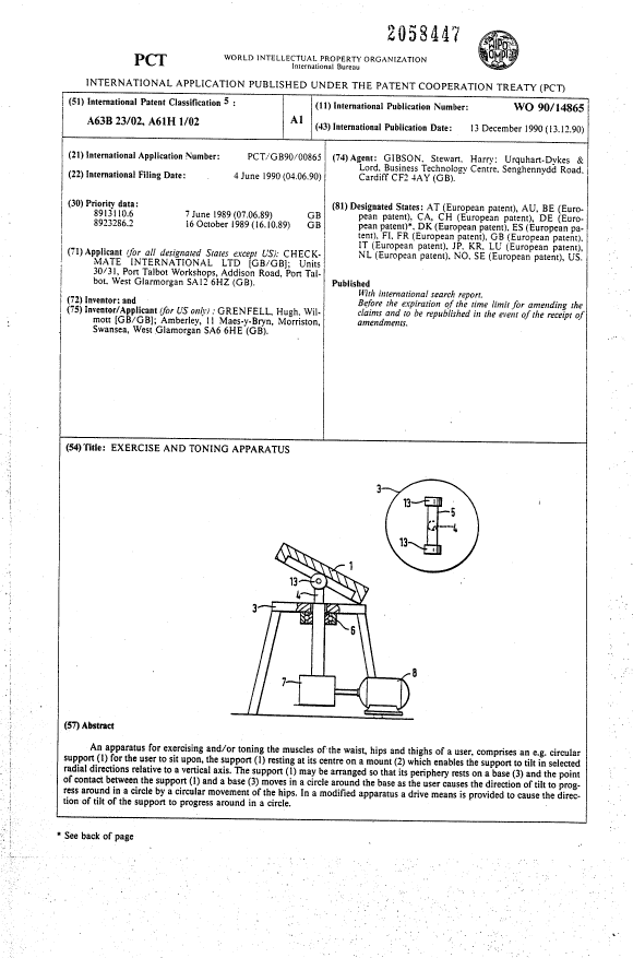 Document de brevet canadien 2058447. Abrégé 19891208. Image 1 de 1