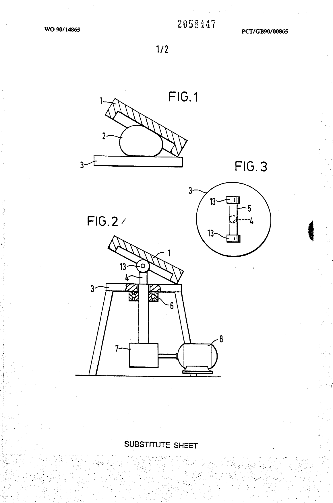 Canadian Patent Document 2058447. Drawings 19891208. Image 1 of 2