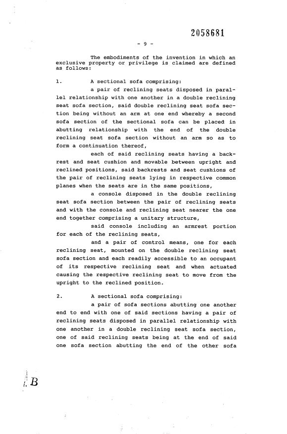 Document de brevet canadien 2058681. Revendications 19940716. Image 1 de 6