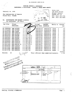 Canadian Patent Document 2062238. Fees 19941220. Image 1 of 1