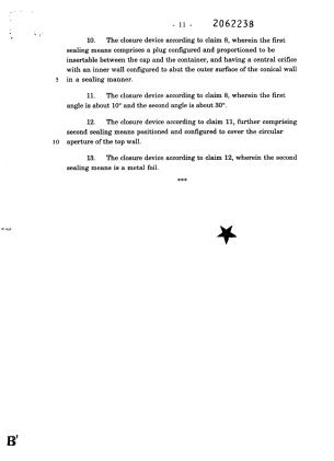 Document de brevet canadien 2062238. Revendications 19951225. Image 3 de 3