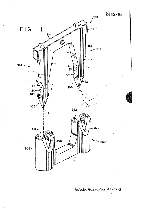 Canadian Patent Document 2065205. Drawings 19931214. Image 1 of 3