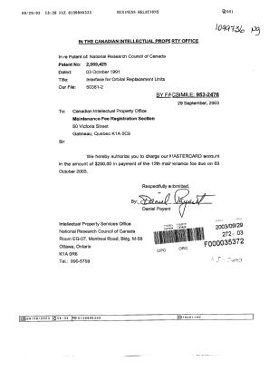 Document de brevet canadien 2069425. Taxes 20021229. Image 1 de 1