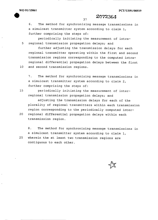 Canadian Patent Document 2072364. Claims 19950502. Image 4 of 4
