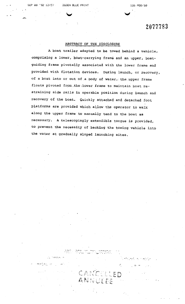 Canadian Patent Document 2077783. Correspondence 19921217. Image 2 of 20