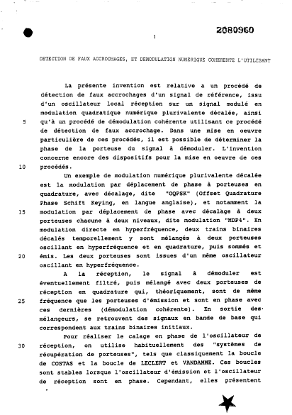 Canadian Patent Document 2080960. Description 19951215. Image 1 of 15
