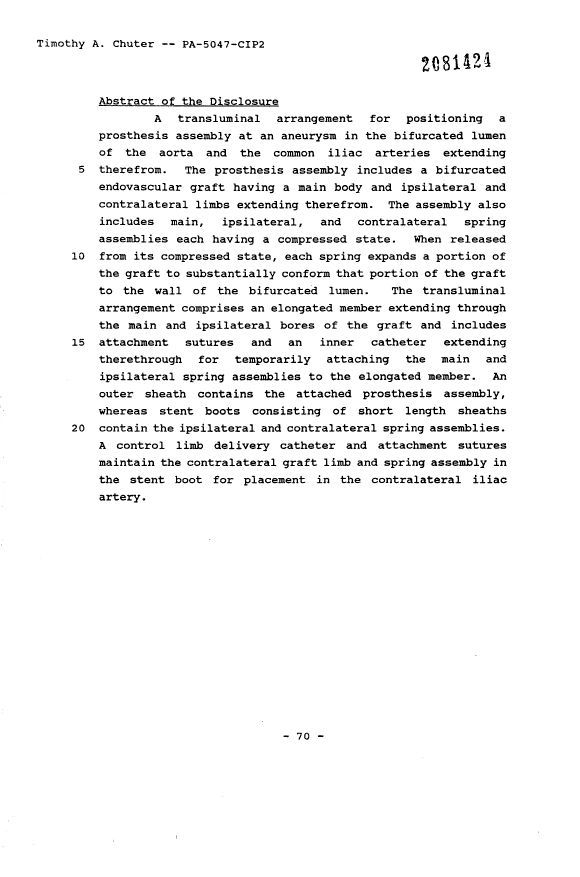 Document de brevet canadien 2081424. Abrégé 19931205. Image 1 de 1