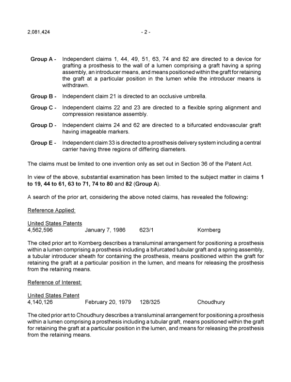 Canadian Patent Document 2081424. Prosecution-Amendment 20020926. Image 2 of 4