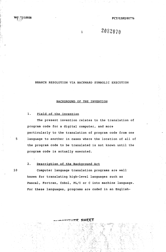 Document de brevet canadien 2082070. Description 19940409. Image 1 de 159