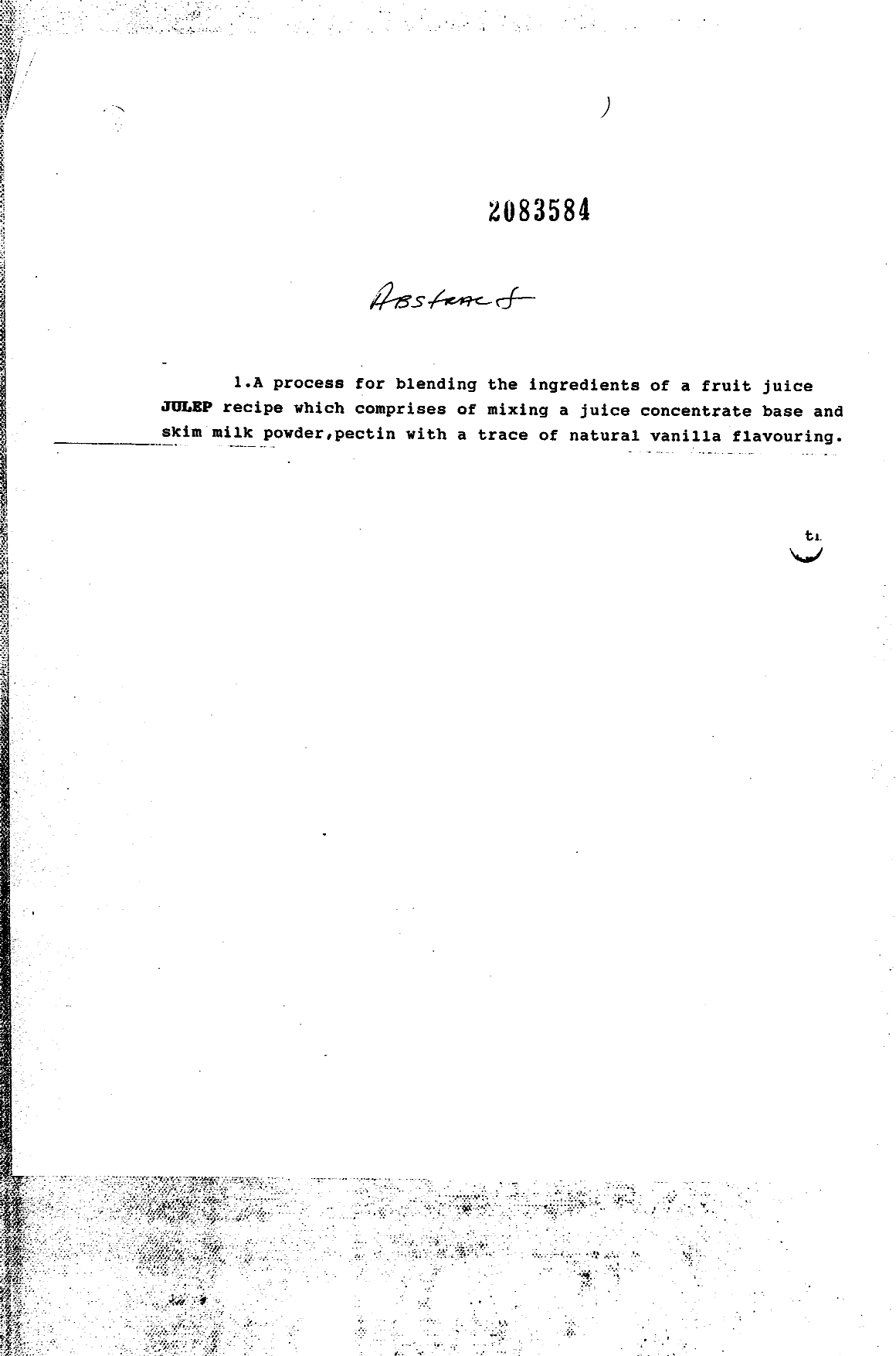 Document de brevet canadien 2083584. Abrégé 19951210. Image 1 de 1
