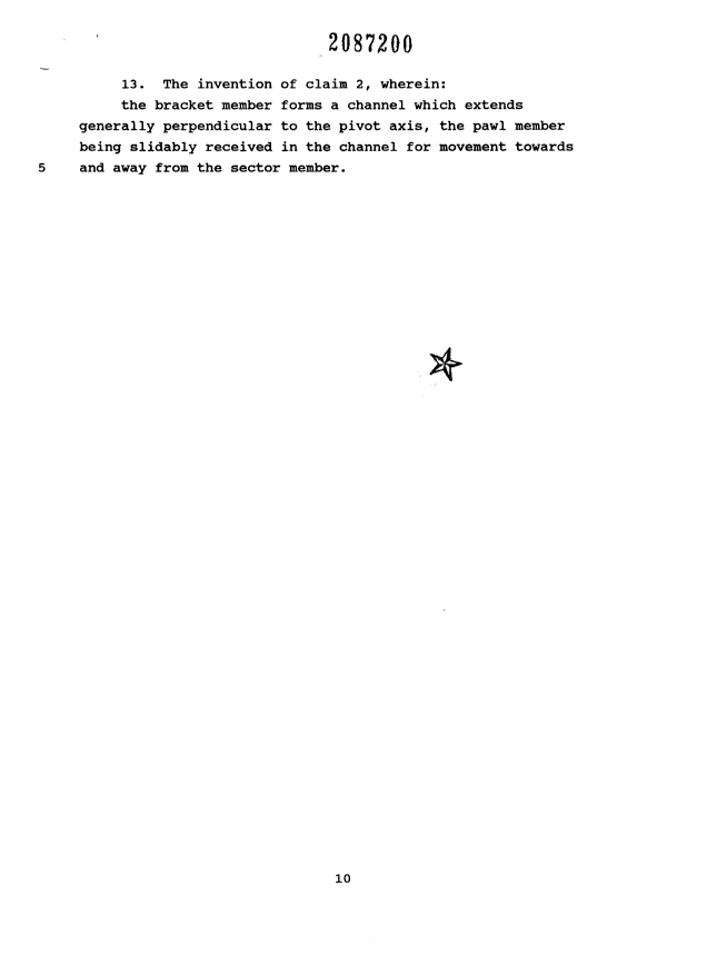 Canadian Patent Document 2087200. Claims 19951017. Image 4 of 4