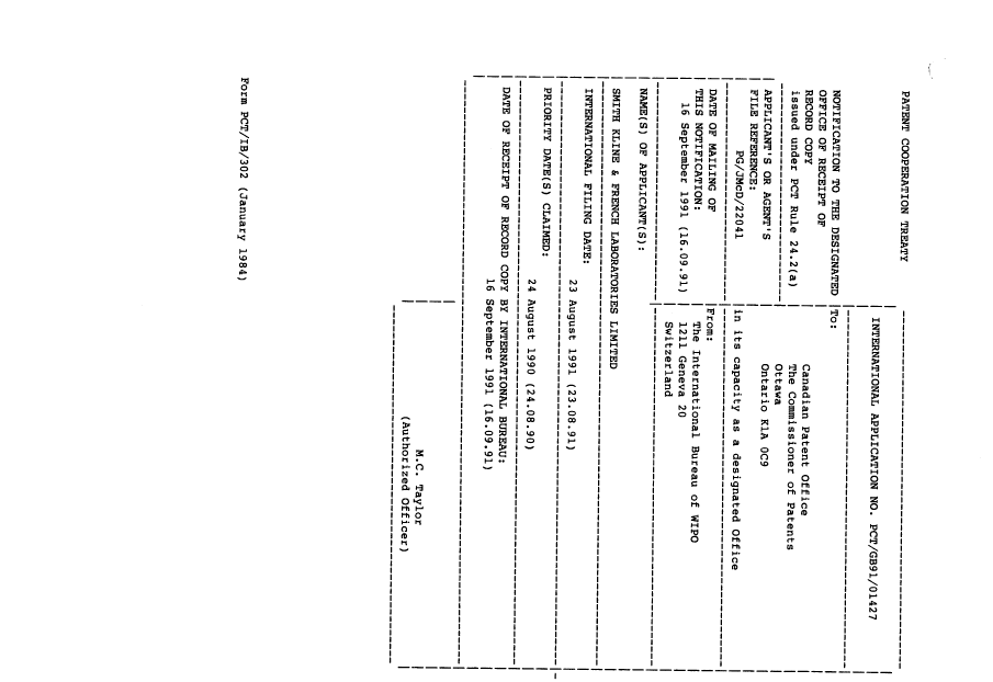 Document de brevet canadien 2089748. PCT 19921217. Image 10 de 11