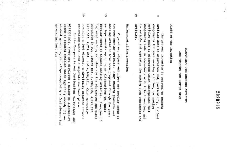 Canadian Patent Document 2090918. Description 19940226. Image 1 of 24