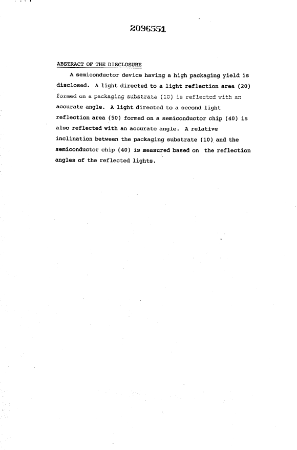 Document de brevet canadien 2096551. Abrégé 19931123. Image 1 de 1