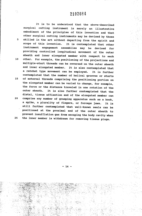 Canadian Patent Document 2102084. Description 19940510. Image 14 of 14