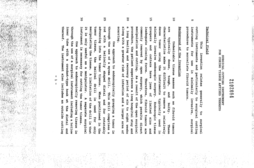 Canadian Patent Document 2102084. Description 19940510. Image 1 of 14