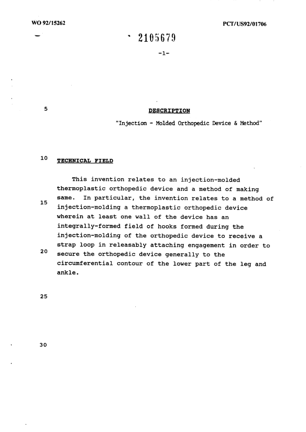 Document de brevet canadien 2105679. Description 19971106. Image 1 de 13
