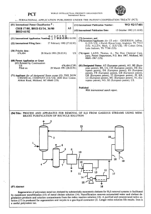 Canadian Patent Document 2106198. Abstract 19950817. Image 1 of 1