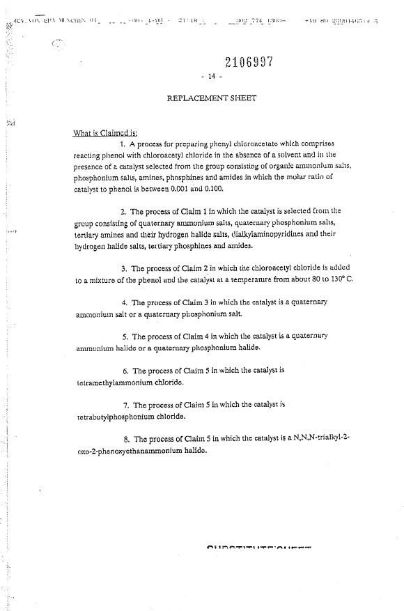 Document de brevet canadien 2106997. Revendications 19940709. Image 1 de 1