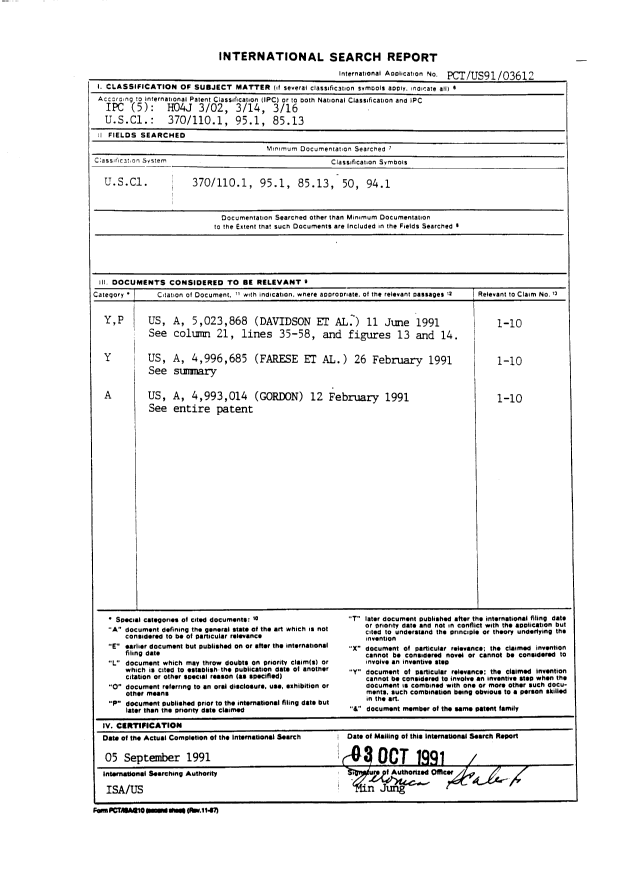 Document de brevet canadien 2109634. PCT 19931119. Image 1 de 20