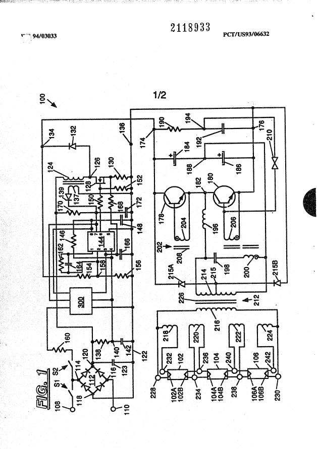 Canadian Patent Document 2118933. Drawings 19950909. Image 1 of 2