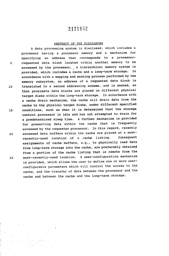 Document de brevet canadien 2121852. Abrégé 19950325. Image 1 de 1