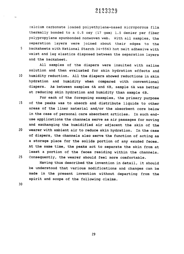 Canadian Patent Document 2123329. Description 19950618. Image 29 of 29