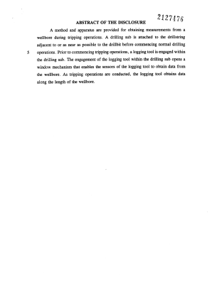 Document de brevet canadien 2127476. Abrégé 19960107. Image 1 de 1