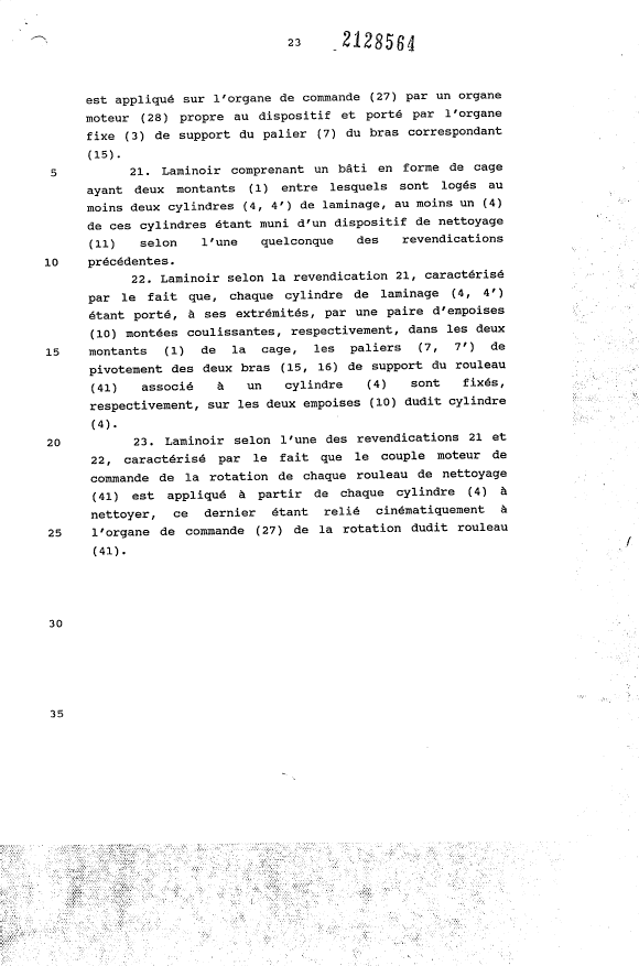 Document de brevet canadien 2128564. Revendications 19950805. Image 6 de 6