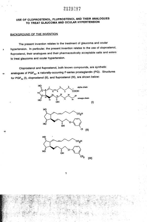 Canadian Patent Document 2129287. Description 20001227. Image 1 of 41