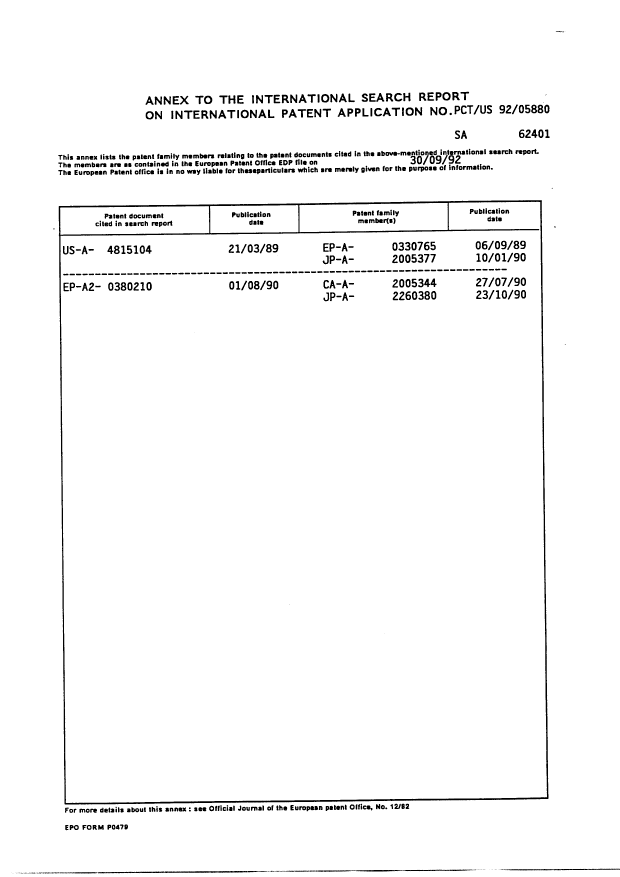 Document de brevet canadien 2133304. PCT 19940929. Image 2 de 22