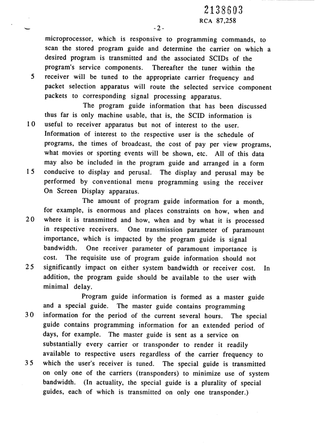 Canadian Patent Document 2138603. Description 19950706. Image 2 of 14