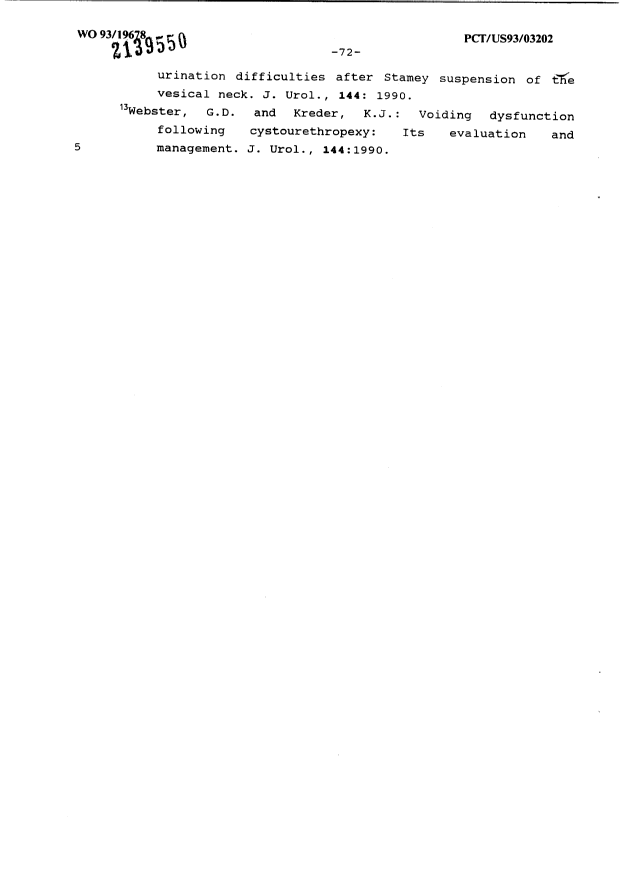 Canadian Patent Document 2139550. Description 19931014. Image 72 of 72