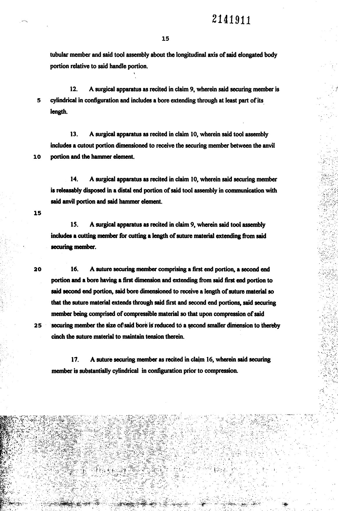 Document de brevet canadien 2141911. Revendications 19941216. Image 3 de 4