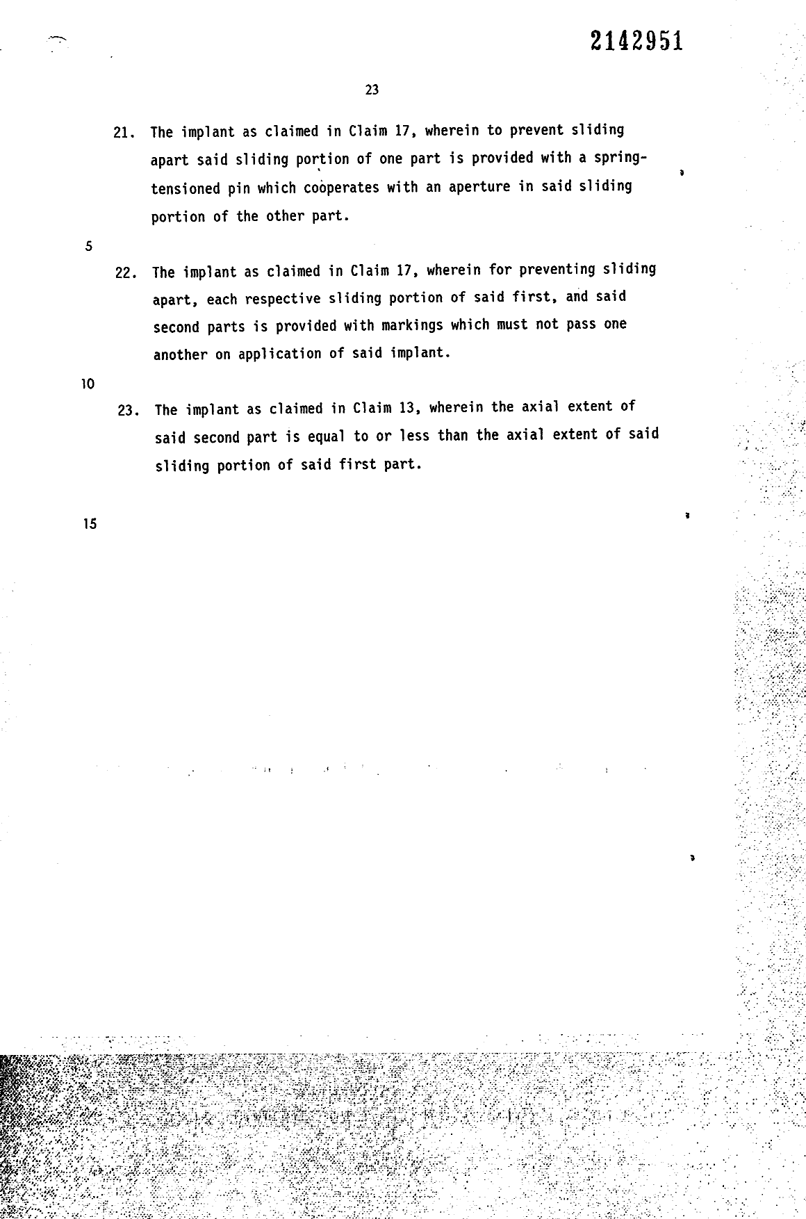 Document de brevet canadien 2142951. Revendications 19941216. Image 6 de 6