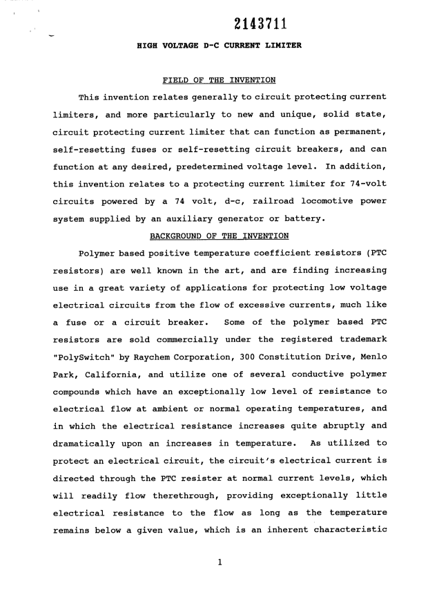 Document de brevet canadien 2143711. Description 19960701. Image 1 de 17