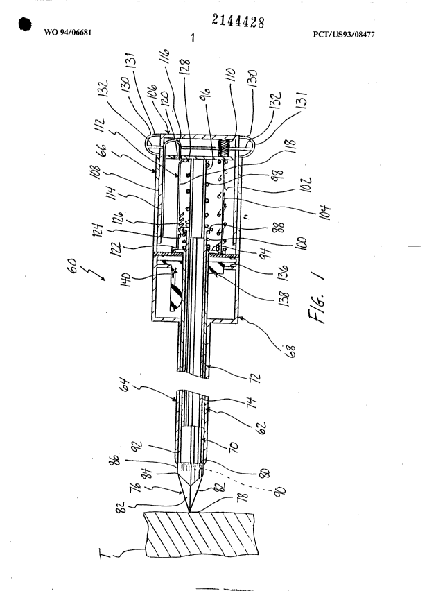 Canadian Patent Document 2144428. Drawings 19940331. Image 1 of 30