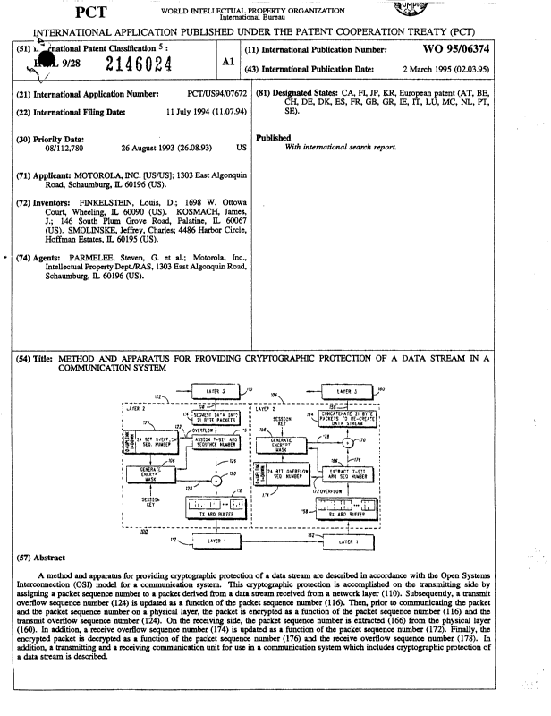 Document de brevet canadien 2146024. Abrégé 19950302. Image 1 de 1
