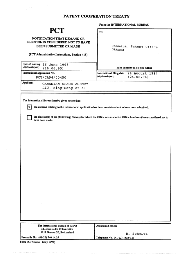 Document de brevet canadien 2147654. PCT 19941221. Image 5 de 5