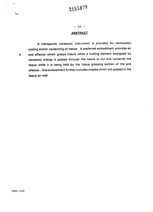 Document de brevet canadien 2155078. Abrégé 19950731. Image 1 de 1