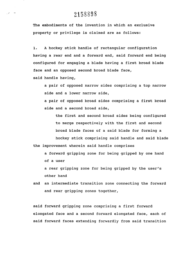 Document de brevet canadien 2158898. Revendications 19951225. Image 1 de 21