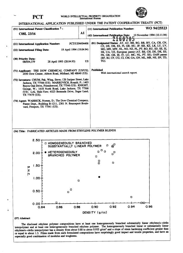 Document de brevet canadien 2160705. Abrégé 19931210. Image 1 de 1