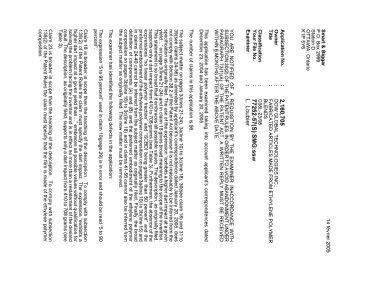 Document de brevet canadien 2160705. Poursuite-Amendment 20041214. Image 1 de 2