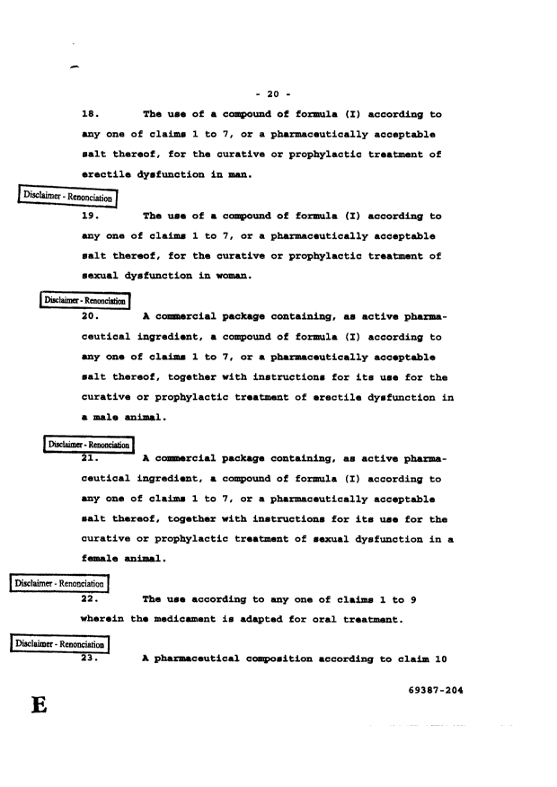 Document de brevet canadien 2163446. Revendications 20031229. Image 8 de 9