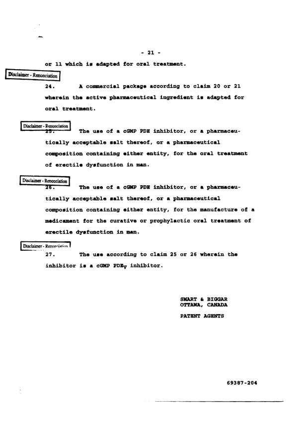 Canadian Patent Document 2163446. Claims 20031229. Image 9 of 9