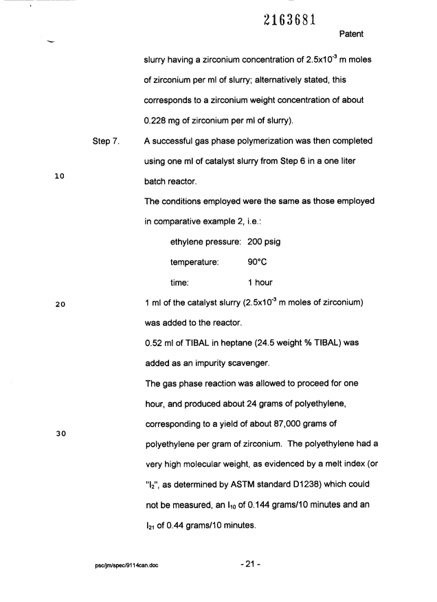 Canadian Patent Document 2163681. Description 19951124. Image 20 of 20