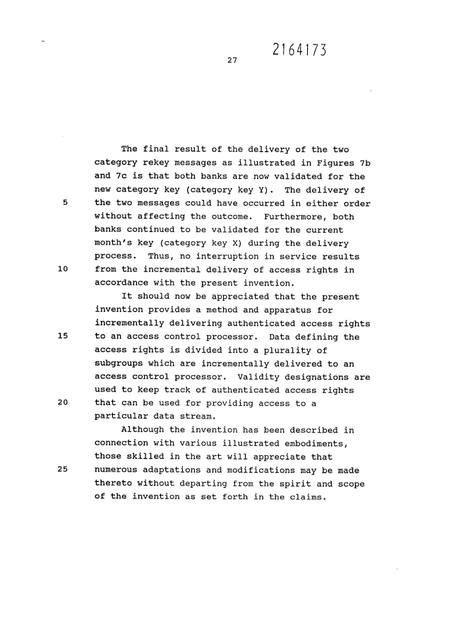 Canadian Patent Document 2164173. Description 19960424. Image 27 of 27